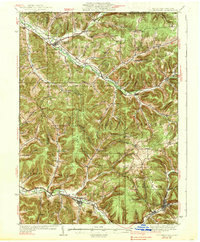 Coudersport 1938 topographic map thumbnail