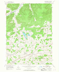 Crooked Creek 1954 topographic map thumbnail