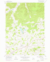 Crooked Creek 1954 topographic map thumbnail