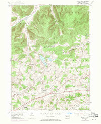 Crooked Creek 1954 topographic map thumbnail