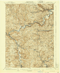 Curwensville 1903 topographic map thumbnail