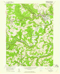 Curwensville 1959 topographic map thumbnail