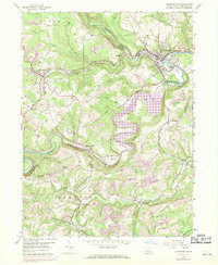 Curwensville 1959 topographic map thumbnail