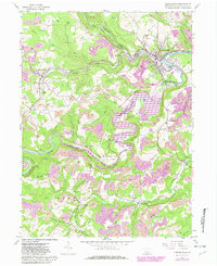 Curwensville 1959 topographic map thumbnail