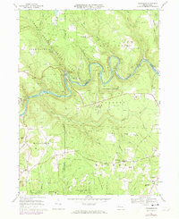 Cooksburg 1967 topographic map preview