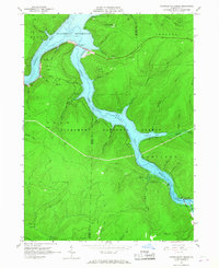 Cornplanter Bridge 1966 topographic map thumbnail