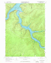 Cornplanter Bridge 1966 topographic map thumbnail