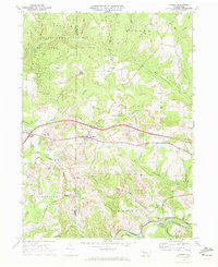Corsica 1969 topographic map thumbnail