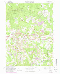Corsica 1969 topographic map thumbnail