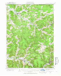 Coudersport 1934 topographic map thumbnail