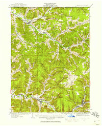 Coudersport 1934 topographic map thumbnail