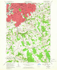 Erie South 1957 topographic map thumbnail
