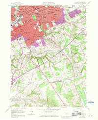 Erie South 1957 topographic map thumbnail