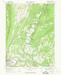 Everett East 1968 topographic map thumbnail