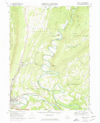 Everett East 1968 topographic map thumbnail