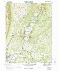 Everett East 1968 topographic map thumbnail