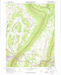 Everett West 1968 topographic map thumbnail