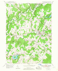 Factoryville 1946 topographic map thumbnail