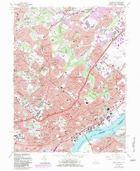 Frankford 1967 topographic map thumbnail