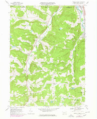 Franklin Forks 1968 topographic map thumbnail