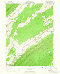 Franklinville 1963 topographic map thumbnail