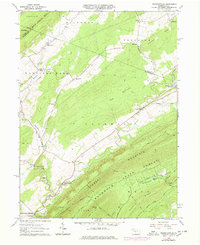 Franklinville 1963 topographic map preview