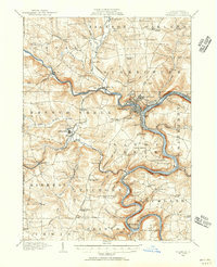 Franklin 1909 topographic map thumbnail