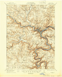 Franklin 1911 topographic map thumbnail