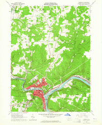 Franklin 1963 topographic map thumbnail