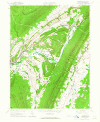 Frankstown 1963 topographic map thumbnail