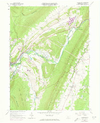 Frankstown 1963 topographic map thumbnail
