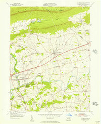 Fredericksburg 1955 topographic map thumbnail