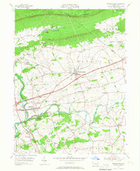 Fredericksburg 1955 topographic map thumbnail