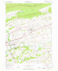 Fredericksburg 1955 topographic map thumbnail