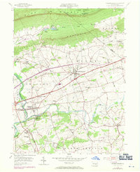 Fredericksburg 1955 topographic map thumbnail