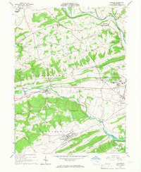 Freeburg 1965 topographic map thumbnail