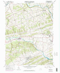 Freeburg 1965 topographic map thumbnail