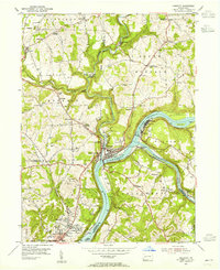 Freeport 1953 topographic map thumbnail