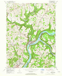 Freeport 1953 topographic map thumbnail
