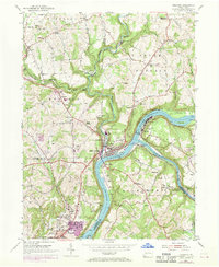 Freeport 1953 topographic map thumbnail