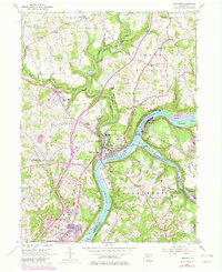 Freeport 1953 topographic map thumbnail