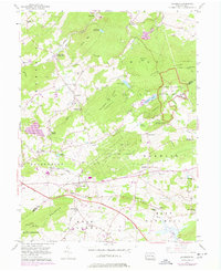 Elverson 1956 topographic map thumbnail