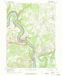Emlenton 1963 topographic map thumbnail