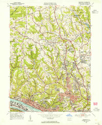 Emsworth 1953 topographic map thumbnail