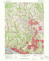 Emsworth 1960 topographic map thumbnail