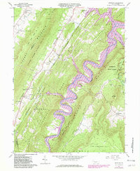 Entriken 1963 topographic map thumbnail