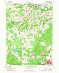 Falls Creek 1966 topographic map thumbnail