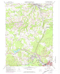 Falls Creek 1966 topographic map thumbnail