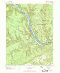 Farrandsville 1966 topographic map thumbnail