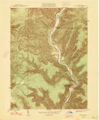 First Fork 1947 topographic map thumbnail